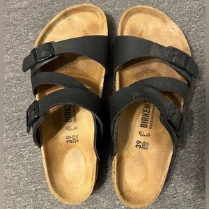 Size 8 Black Birkenstocks.